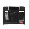 Falaku Bedside Caddy,Bedside Organizer Caddy Under Mattress,Holds Magazines,Books (4 Pockets-Black)