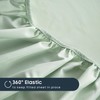 Wake In Cloud - Queen Fitted Sheet Set, 1000TC Ultra