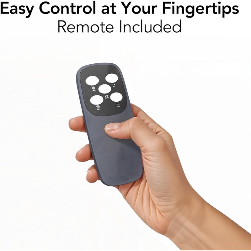 EZ-CHILL 36” Tower Fan with Remote Control for Home, 60