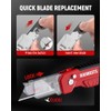 KAIWEETS Replacement Blades for KUF01 Utility Knife and Scraper, 50pcs
