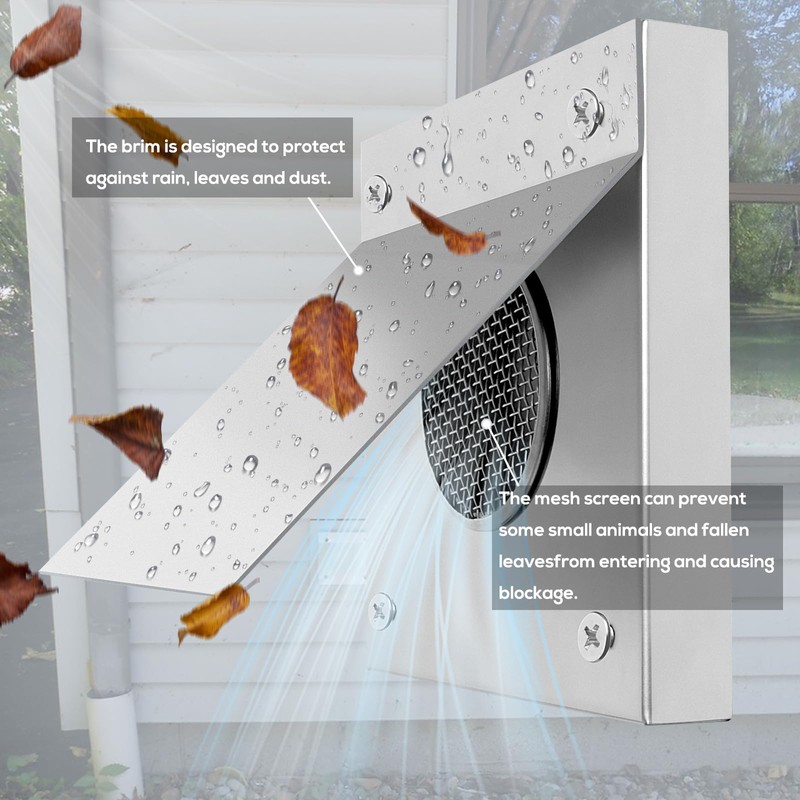 Pellet Stove Fresh Air Intake Kit, 2" x 60" Outside