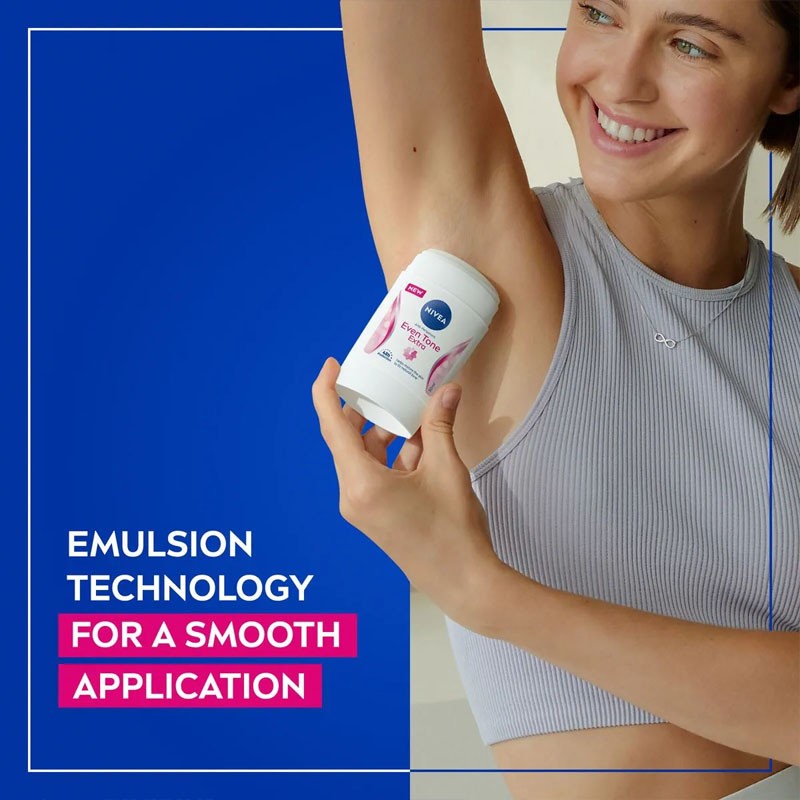 Nivea Female Deodorant Stick Extra Brightening Fresh Natural Dry Comfort