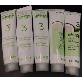 Clairol 5 Pk Clairol Natural Instincts 3 Brilliant Shine Conditioner 1.85Fl Oz Ea New