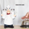 Chef Statue Salt Shakers Set Adorable Statue Vivid Details Resin
