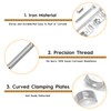 Boloest 12pcs Kitchen Countertop Connector Fasteners Furniture Connector Bolts Worktop