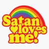 Generic Satan Loves Me! Sticker Decal Bumper Sticker 5 inch