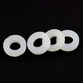 PZRT 4PCS Bellows Sealing Silicone Flat Gasket +4PCS Rubber Washer Stainless Steel Hose Gasket Filter Net +4PCS Silicone Convex Gaskets