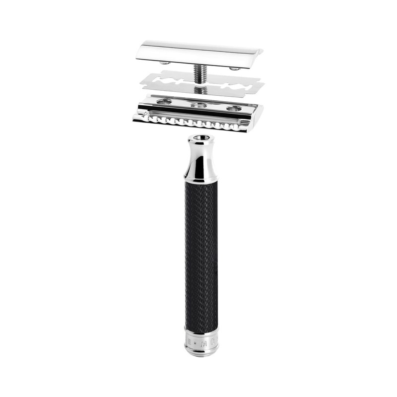 Mühle Safety Razor Closed Comb Metal Black