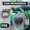 Greate Lockable Outdoor Socket Waterproof Garden with Switch - 2-Way