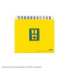 Nakabayashi Photo Trunk Frame Case L Bruna Miffy Yellow A-FTPC-208-1