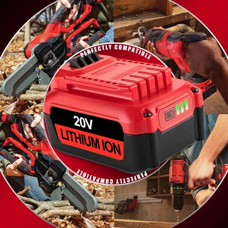For CRAFTSMAN 2x 20V For Craftsman V20 20Volt MAX 3.0Ah