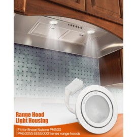 ULXIOM SB02300798 Range Hood Light Fit for Broan Nutone PM500 PM500SS EE55000 Series, Lighting Bulb AC12V MAX 20W 1 Pack (Non LED)