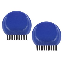 PATIKIL Pocket Golf Club Groove Brush, 2 Pack Mini Golf Club Groove Cleaner for Cleaning Golf Heads Golf Ball Shoes, Blue