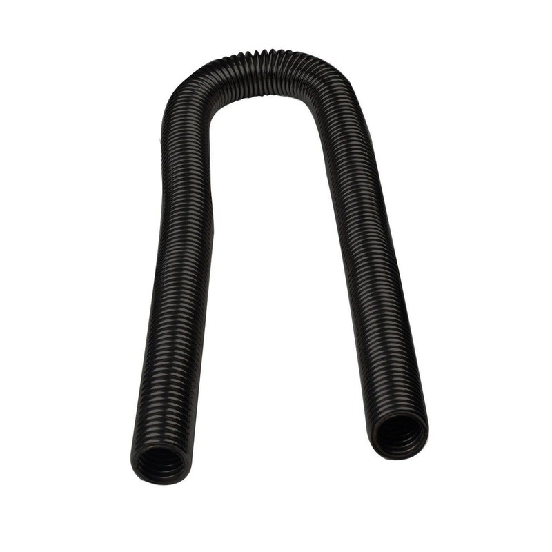 48" Black Stainless Steel Radiator Flexible Coolant Hose Kit With