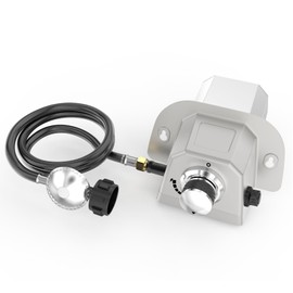 Uniflasy Gas Burner for Ooni Pizza Oven Accessories, for Ooni Karu 12 Gas Burner Attachment, Replace for 12G Adapter, for Fyra 12 with Propane Conversion Kit, fits Bighorn Outdoors Pizza Oven 12"