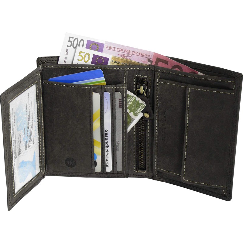 Harrys-Collection Wallet made of high-quality vintage leather + RFID with