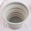 Carimee Silicone Collapsible Cups for Traveling, Reusable Folding Travel Cup,