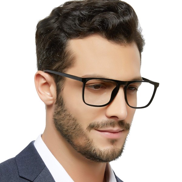 MARE AZZURO Reading Glasses Men Fashion Reader 4.0 Square Eyeglasses
