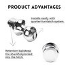 Gooseneck Ball Kit 60638, Puck System Gooseneck Hitch for 2013-2024