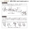 My Pallas MP-LT04 1WATT WHITE LED Light for Bicycles, 24