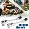 Bestgle 1/4" Mini Ratchet Wrench 72 Tooth Drive Socket and