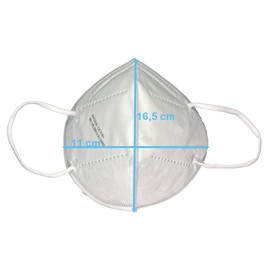 Obbocare FFP2 Masks with 5 Layers FFP2 Mask with CE Certificate Homologated Black, Grey, Blue and Pink Individually Wrapped Made in Spain Box of 20 Units, 5 of Each Colour