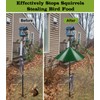 Ansionsol 19 Inch Wide Squirrel Baffle for Bird Feeder Pole,