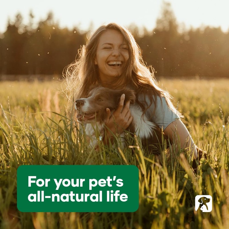 Natural Animal Solutions Calming Chewable Tablets for Dogs Anxiety Support.