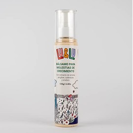 LU and LU Bálsamo corporal para molestias de crecimiento en niños, con extractos naturales que reconfortan el cuerpo por ejercicio y molestias de crecimiento. Crema corporal para masajes