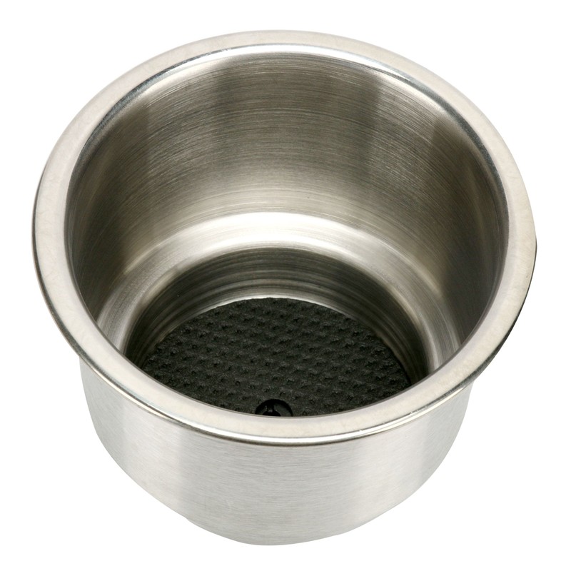 Amarine Made 8pcs Stainless Drink Holder with Drain, Multi-Use Boat