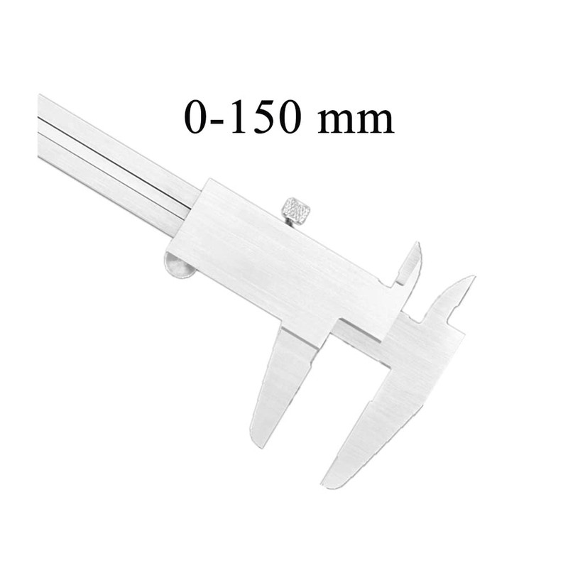 Voarge Professional Precision Vernier Caliper 150mm Analog 150mm Digital Vernier