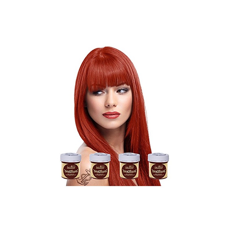 4 x LaRiche Directions Flame Hair Dye, 88 ml
