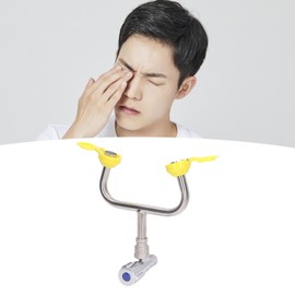 Eye Wash Station for Emergency Eye Wash, Faucet Mounted Eye Wash Station Attachment with Covers, Eye Wash Faucet Sink Attachment, Eye Washer Adapter for Faucets