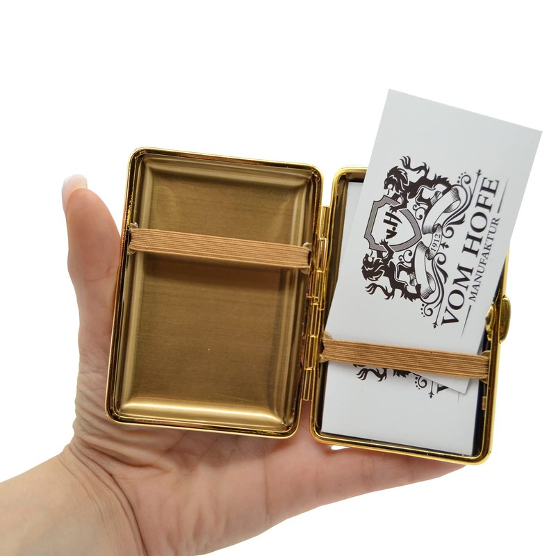 v.H 1912 VOM HOFE MANUFAKTUR Business Card Holder 444GKK09 Faux
