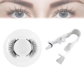 Wiederverwendbares Magnetische-Wimpern natürlicher Look mit Applikator, Magnet-Wimpern Set kein Kleber nötig Wimpern-magnetisch einfach zu tragen und zu entfernen
