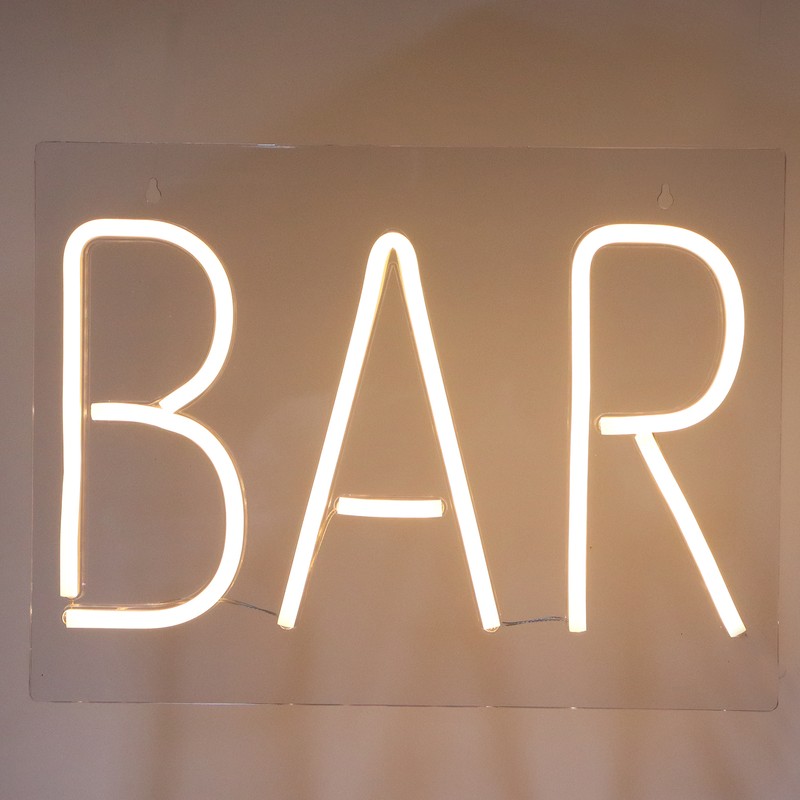 Neon Light 3‑Dimensional USB Wall Sign Lamp Decoration for Bar