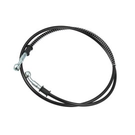 Motoforti 140cm 55.12" 10mm Motorcycle Braided Brake Clutch Oil Hoses Line Pipe Clutch Throttle Gas Line Fuel Pipe Black for ATV for Dirt Bike Long-Lasting