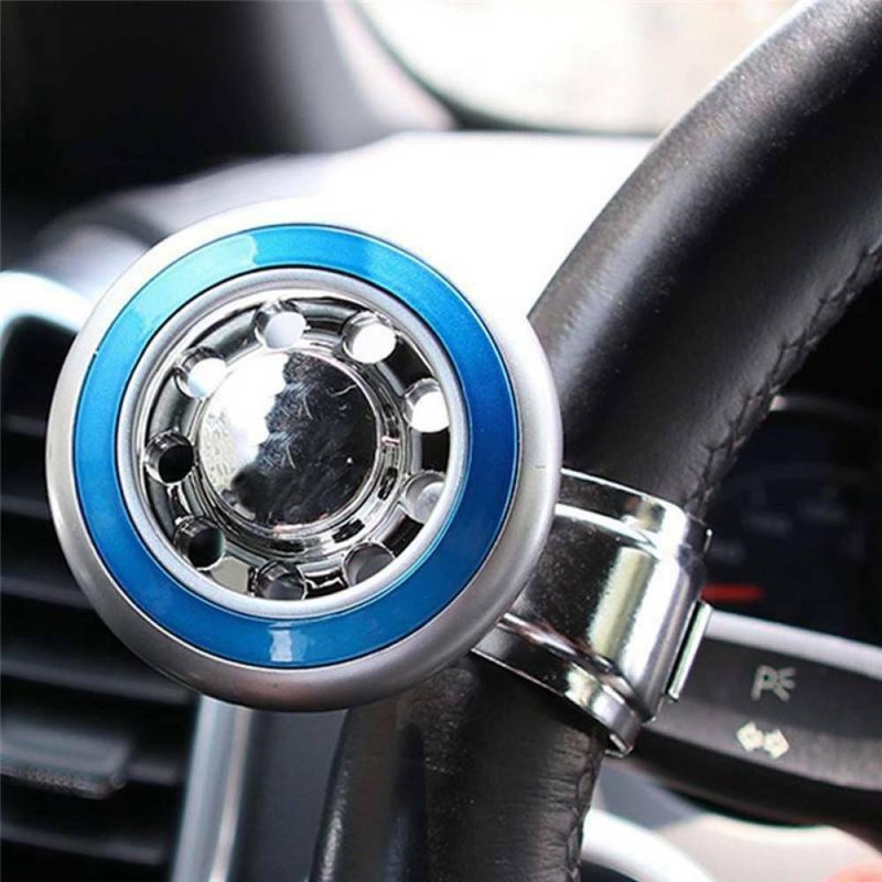 Riloer Car Handle Spinner Steering Wheel Knob Universal Metal Steering