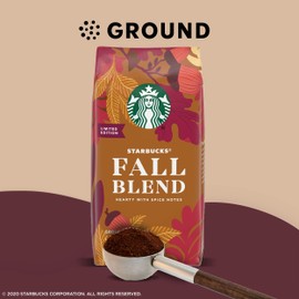 Starbucks Medium Roast Ground Coffee — Fall Blend — 100% Arabica — 6 bags (10 oz. each)