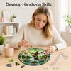 Acrylic Jigsaw Puzzle Suncatcher, 7in Hummingbird Sun Catchers for Windows