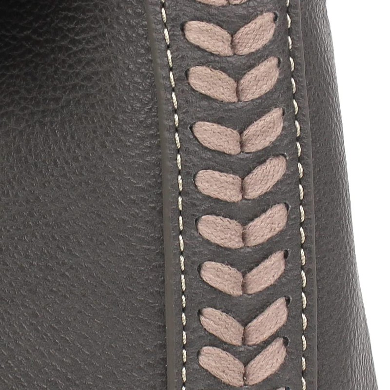 CHALA Braided Boho Crossbody - Mini Keychain Bear - Ink