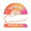 Fisura – Original Folding Fan with Message “you are h*t,