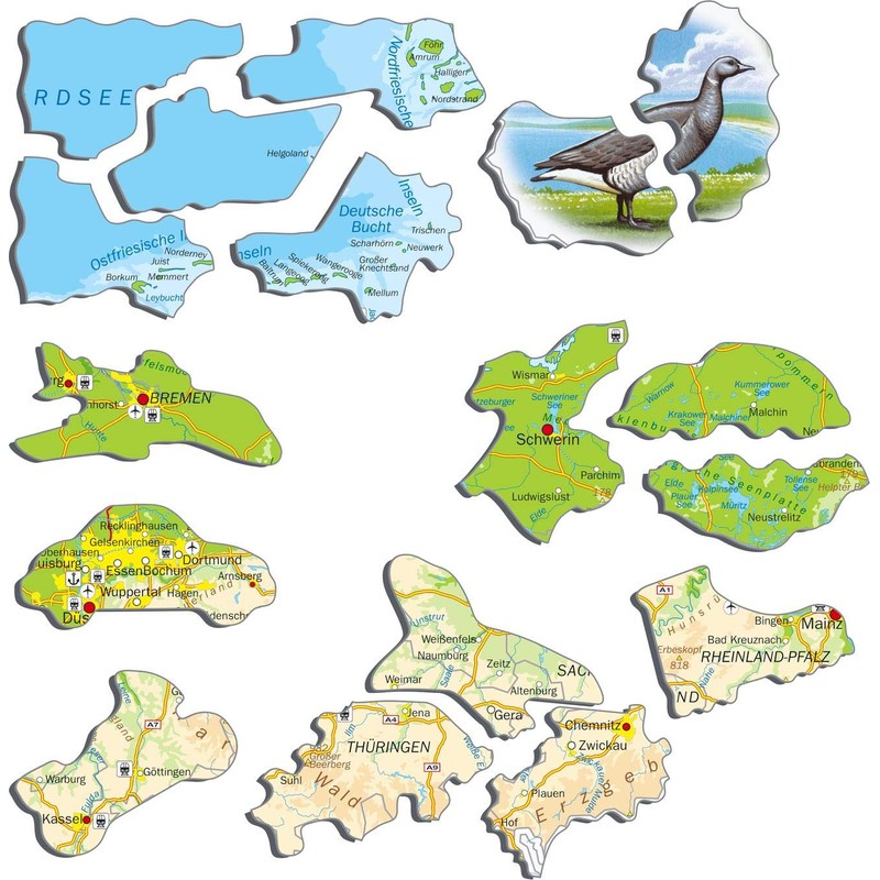 Larsen Travelling in Germany Puzzle (91 Piece)