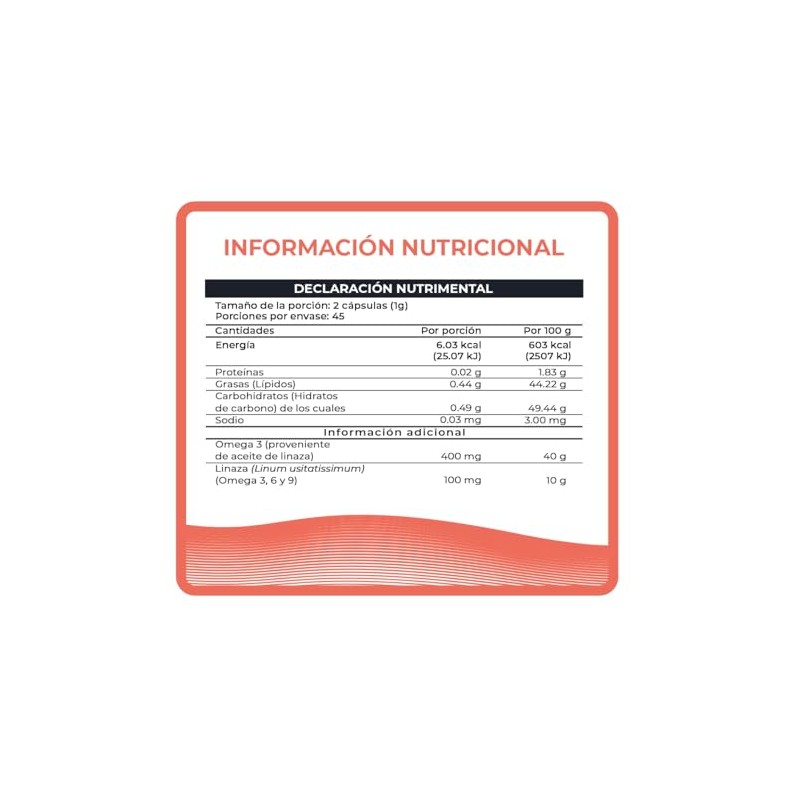 Omega 3-6-9, Cápsulas de 500 mg, 90 Cápsulas por Frasco