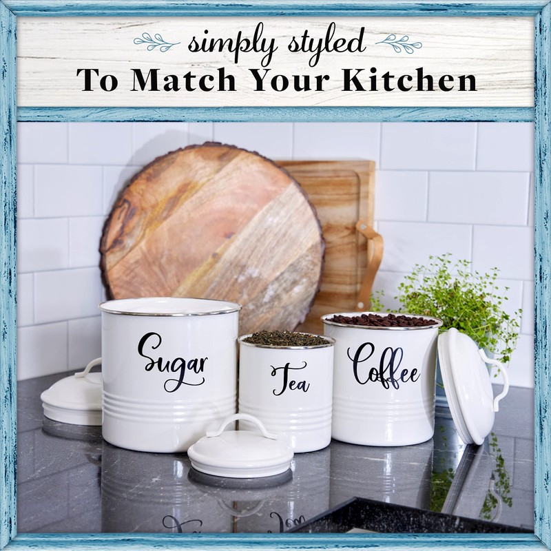 Home Acre Designs Food Storage Containers Set with Lids, Farmhouse