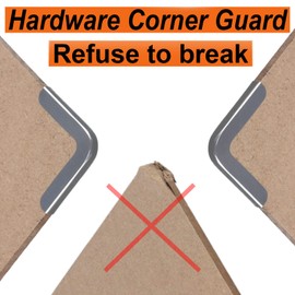 Acocony 11x17 Clipboard Three Clip with Hardware Corner Guard Extra Large Clipboard Hardboard with 8 Inch Jumbo Lever Clip and 2-4 Inch Lever Clip 11 x 17 Clipping Board Log Color MDF 1 Pack