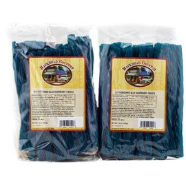 Backroad Country Old Fashioned Blue Raspberry Twists - Licorice Candy - Made in the USA - 16 OZ (Pack of 2)