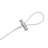 PATIKIL 20pcs 5.3x10mm Wire Rope Clip Steel Cable Clamp 3mm