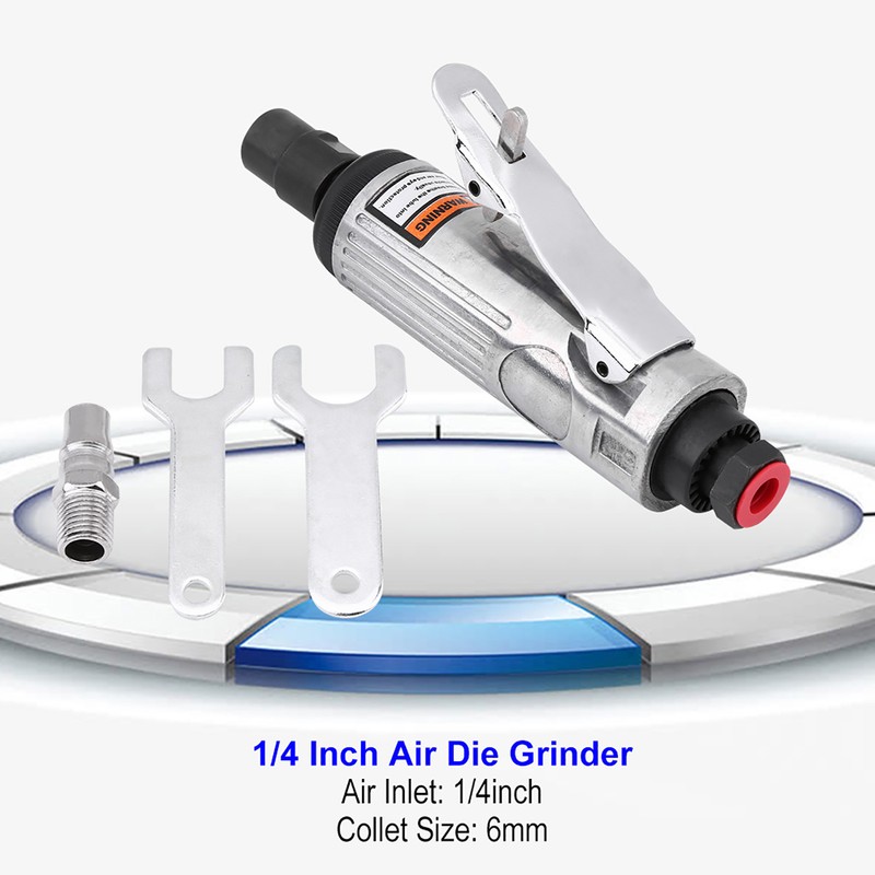 3/6mm Pneumatic Air Die Grinder Grinding Kit Polishing Engraving Tool
