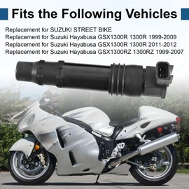 Ignition Coil Pack F6T547 replacement for Suzuki Hayabusa GSX1300R 1300R 1999-2009 2011 2012 129700-4400 Set of 4